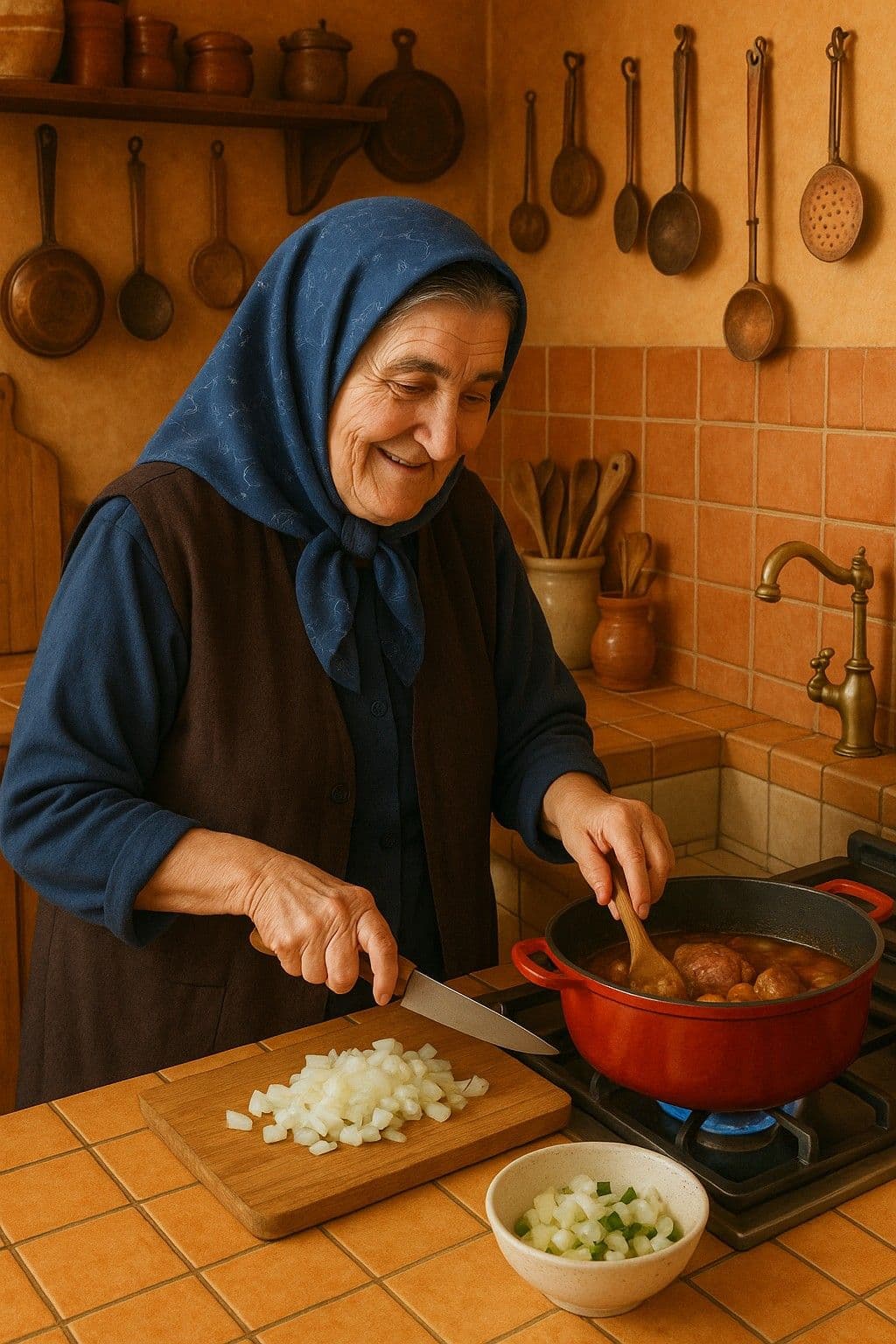Small-group workshop in a cozy kitchen